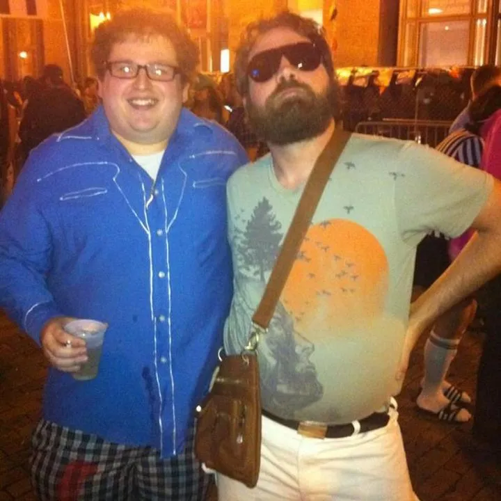 Jonah Hill and Zach Galifianakis: surely they're the real men?