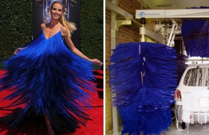 Heidi Klum vs. car wash