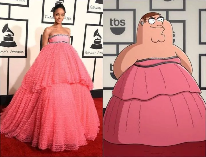 Rihanna vs. Peter Griffin, round two