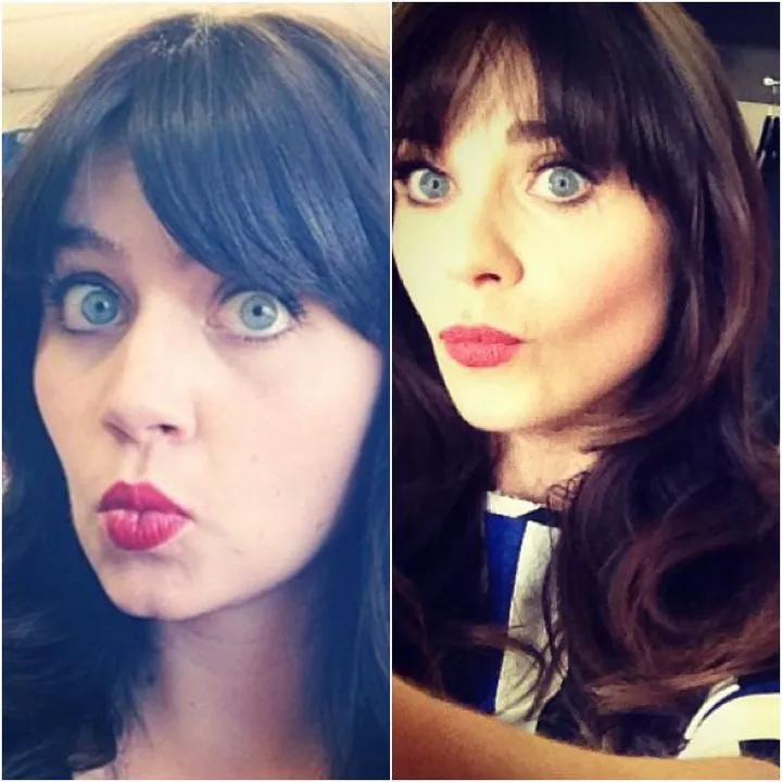 Zooey Deschanel: another double