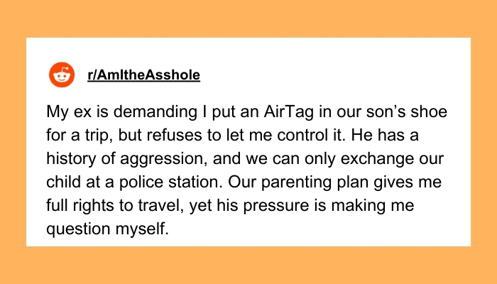 AITA for refusing an AirTag?