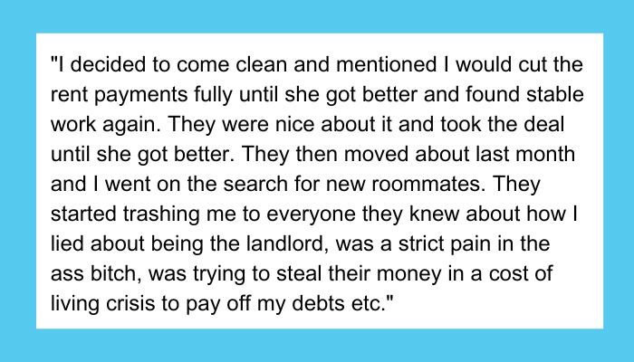 AITA for not telling my roommates I am the landlord?