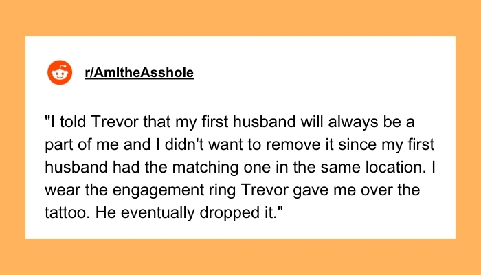 Am I the A**Hole for not removing a tattoo for my future husband