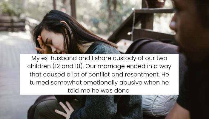 Woman Wants Nothing To Do With Ex-Husband’s New Family, Tells Him As Much, He Whines About It