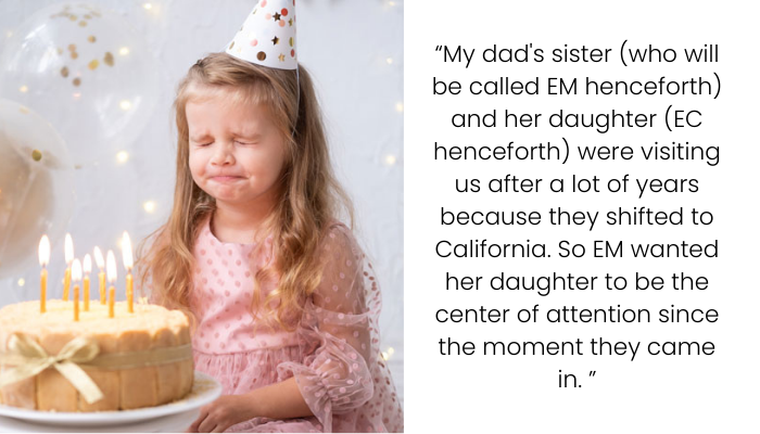 Entitled Aunt Hijacks Niece’s Birthday, Sparks Family Drama