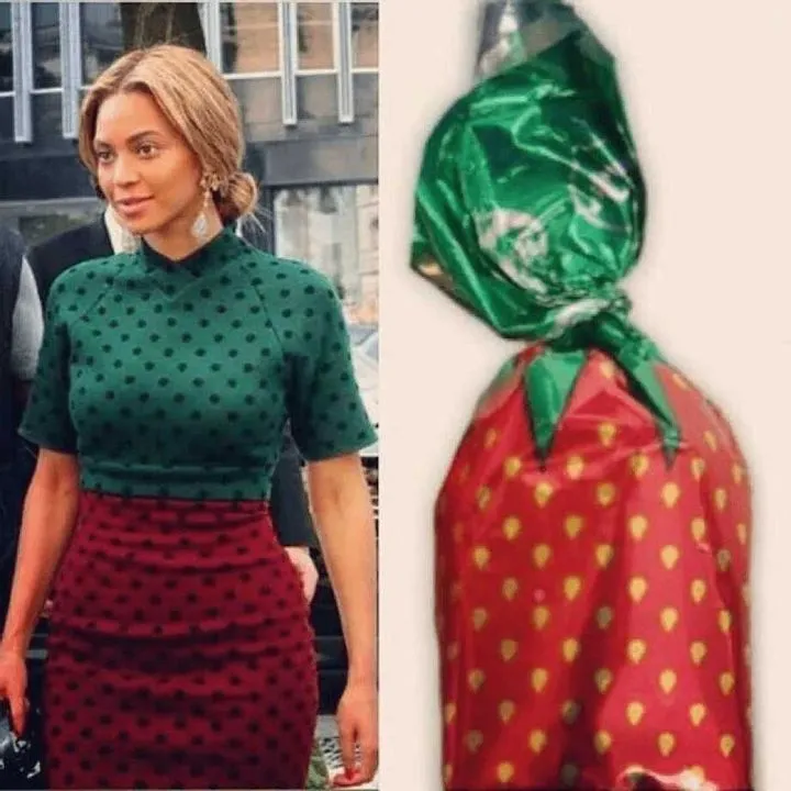 Beyonce vs. strawberry candy
