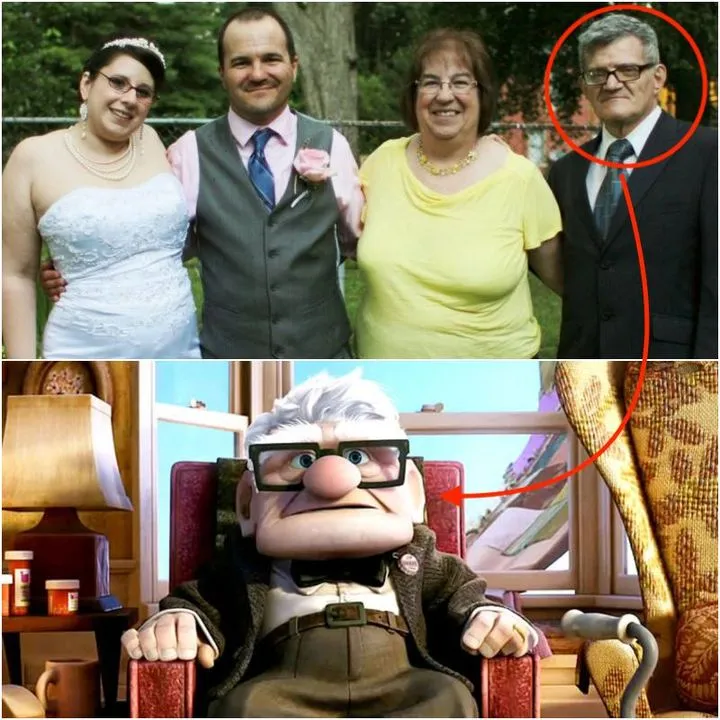 Carl Fredricksen: the cartoon becomes real