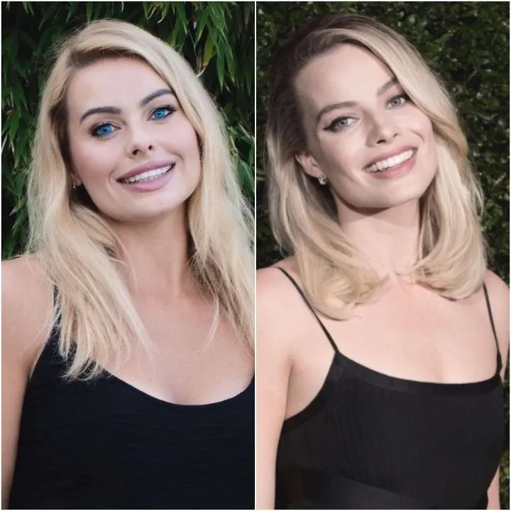 Margot Robbie: nailed the pose