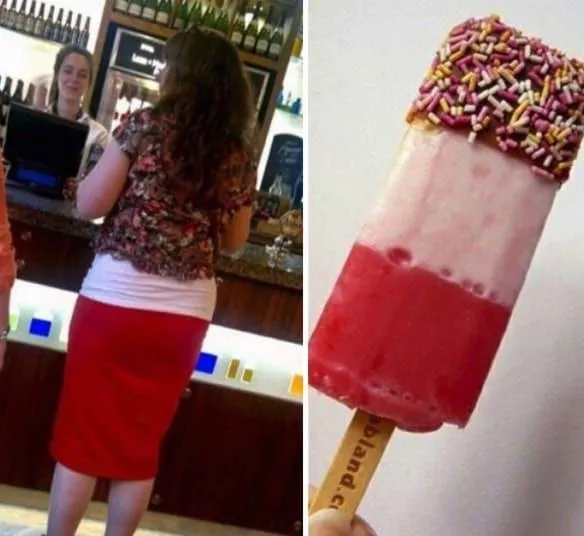 Girl vs. popsicle