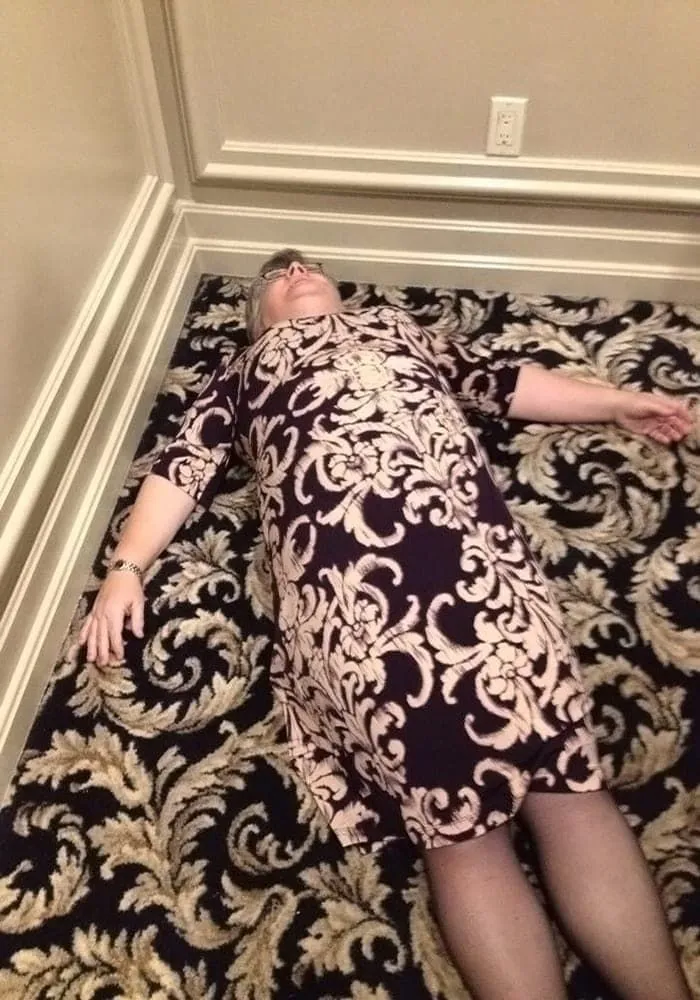 Grandma vs. the rug